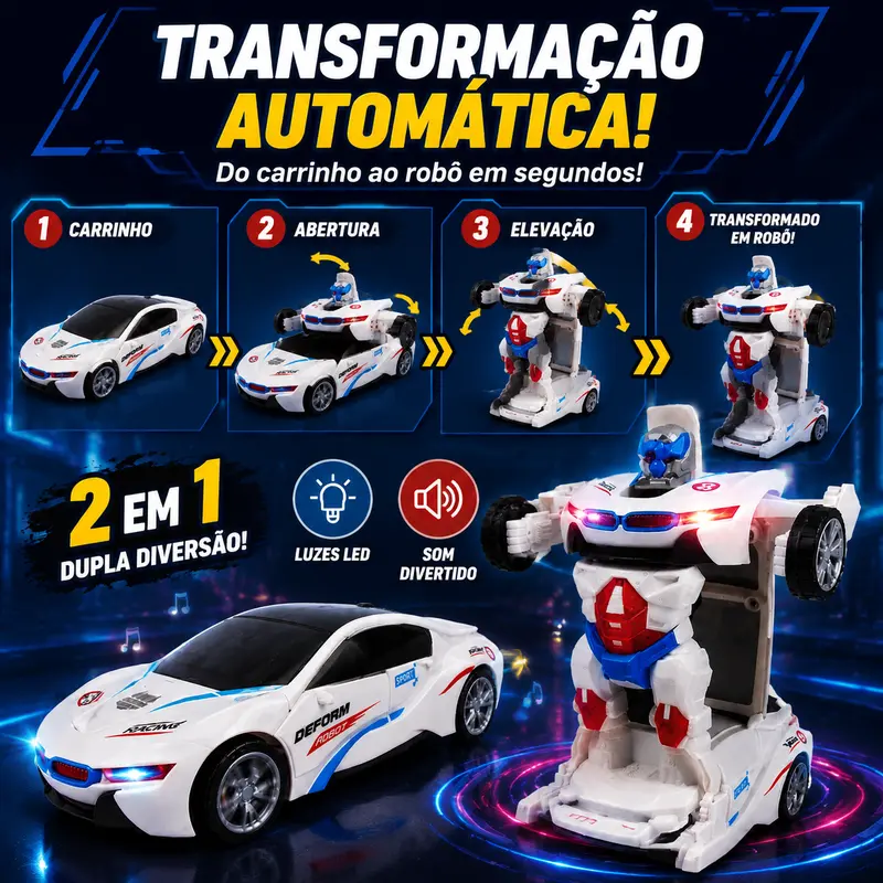 Carrinho Robô Transformável — foto 2