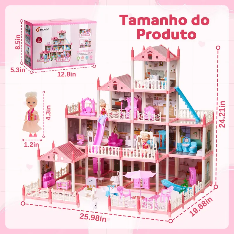 Casa de Boneca Infantil Grande — foto 5